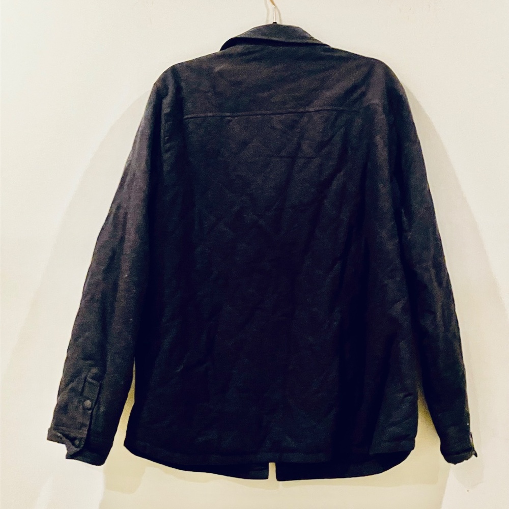 Levi's Men's Charcoal Gray Quilted Shirt Jacket L - Picture 12 of 13